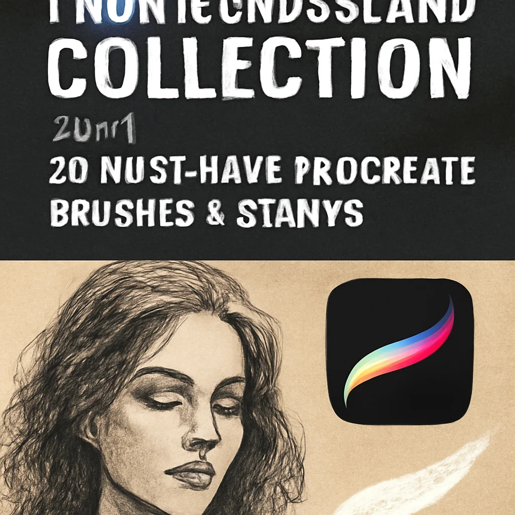 The Ultimate Andriecrossland Collection Part 1: 20 Must-Have Procreate Brushes & Stamps 🎨