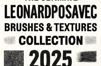 the ultimate leonardposavec brushes textures collection 202 203
