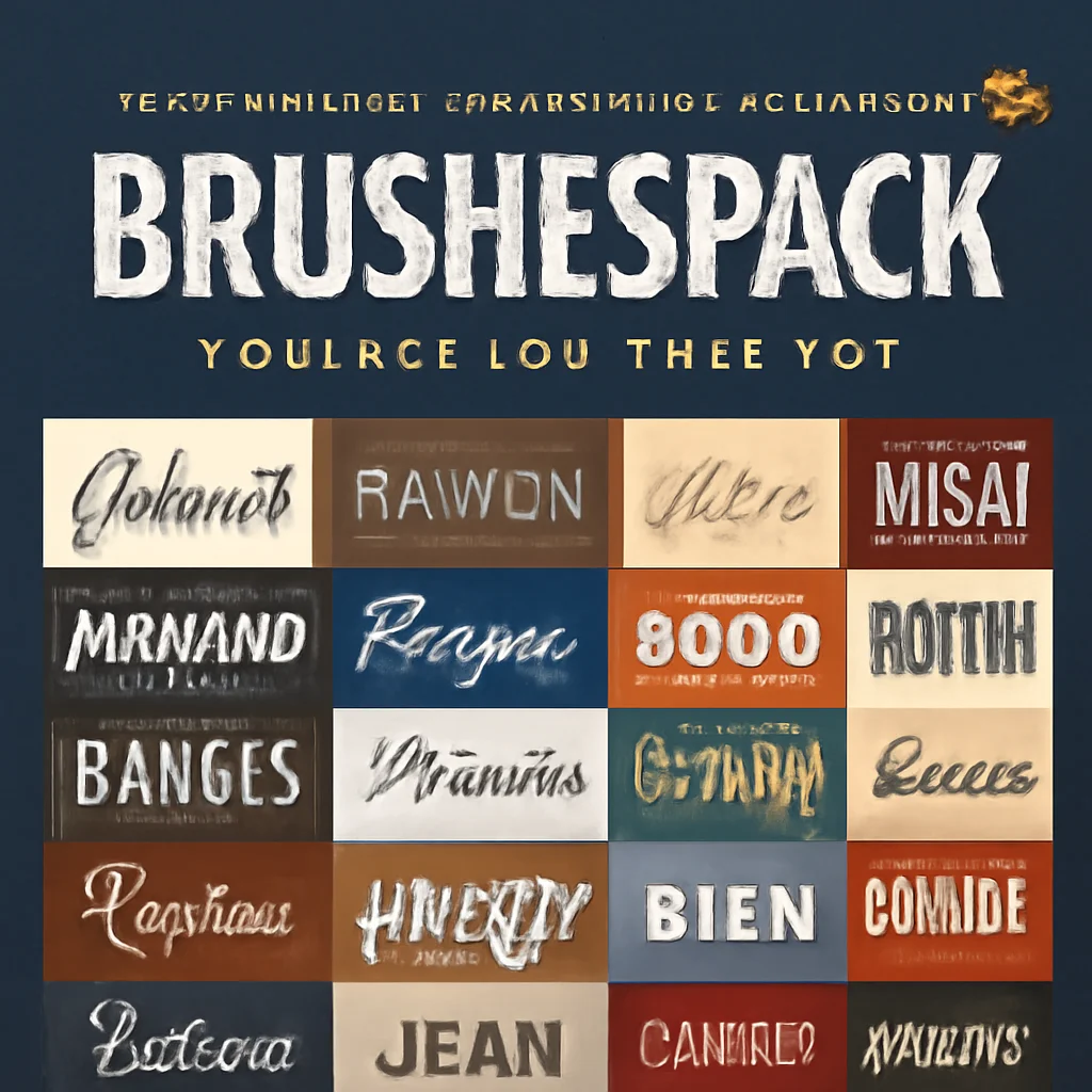 The Ultimate Typography Treasure: BrushesPack Collection Part 154 – 20 Must-Have Font Bundles 🎨✨ 1 the ultimate typography treasure brushespack collection part 680