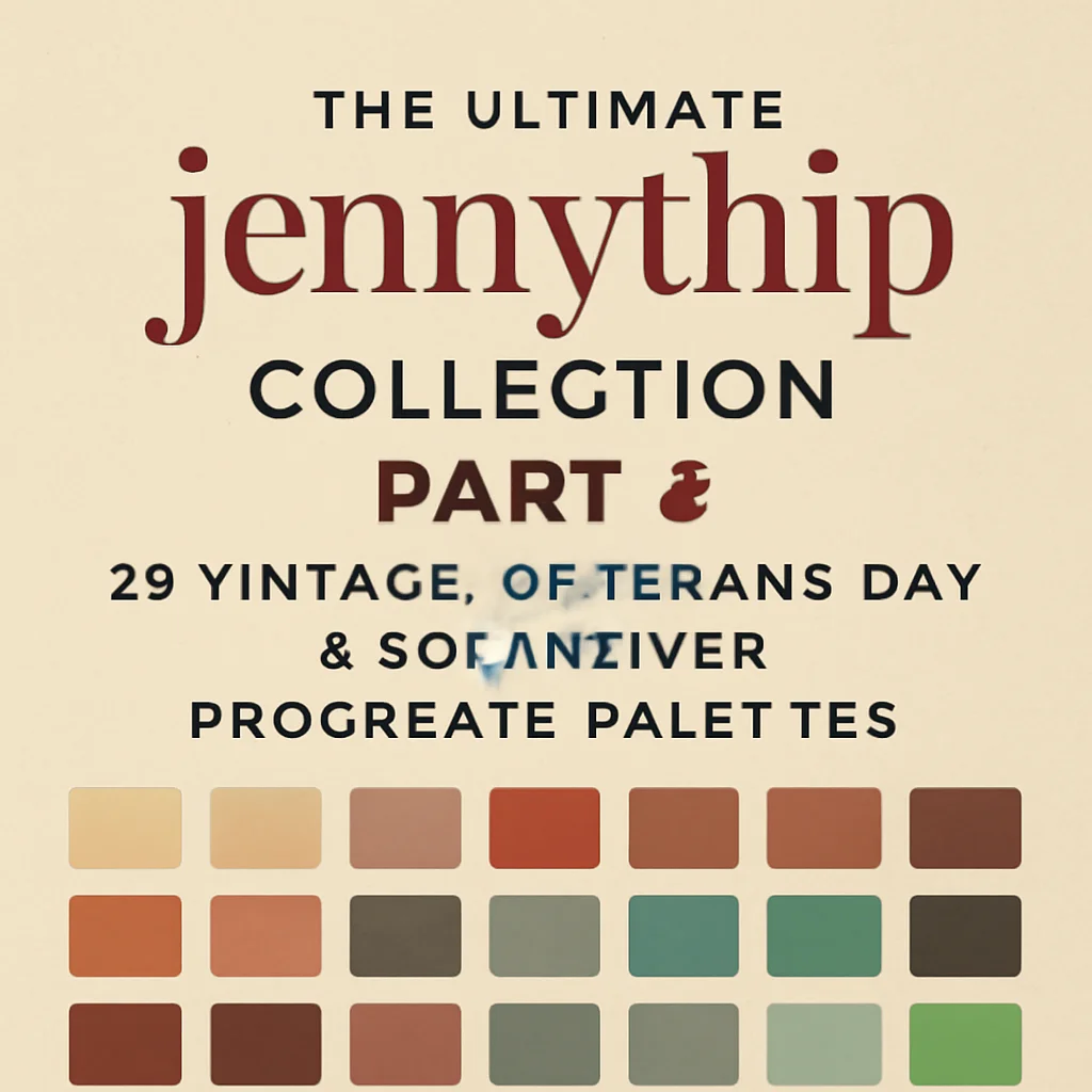 Unlock Your Creative Spark: The Ultimate jennythip Procreate Color Palette Collection Part 9 🎨✨