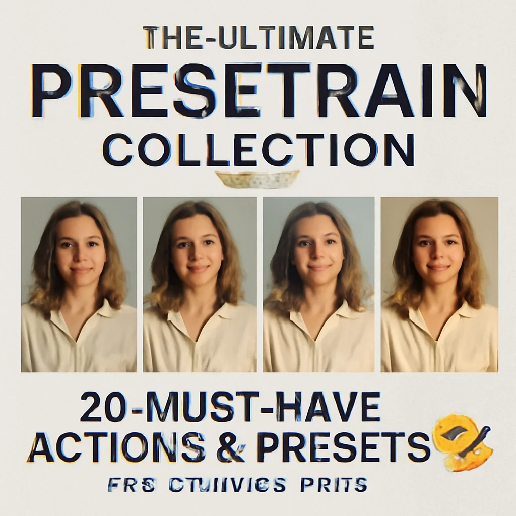 The Ultimate presetrain Collection Part 1: 20 Must-Have Actions & Presets for Stunning Edits 🎨✨