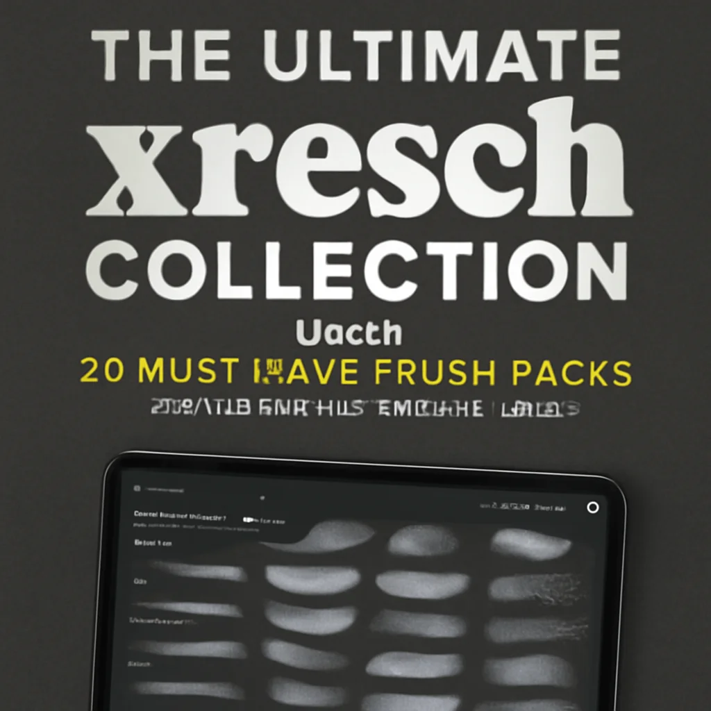 The Ultimate xresch Collection Part 1: 20 Must-Have Brush Packs for Procreate & Digital Art