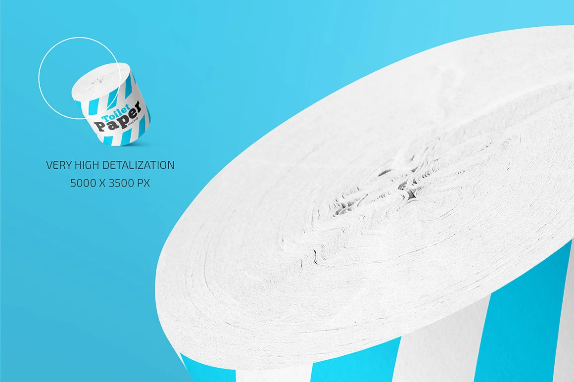 Toilet Paper Roll Mockup Set 10 toilet paper roll mockup set4