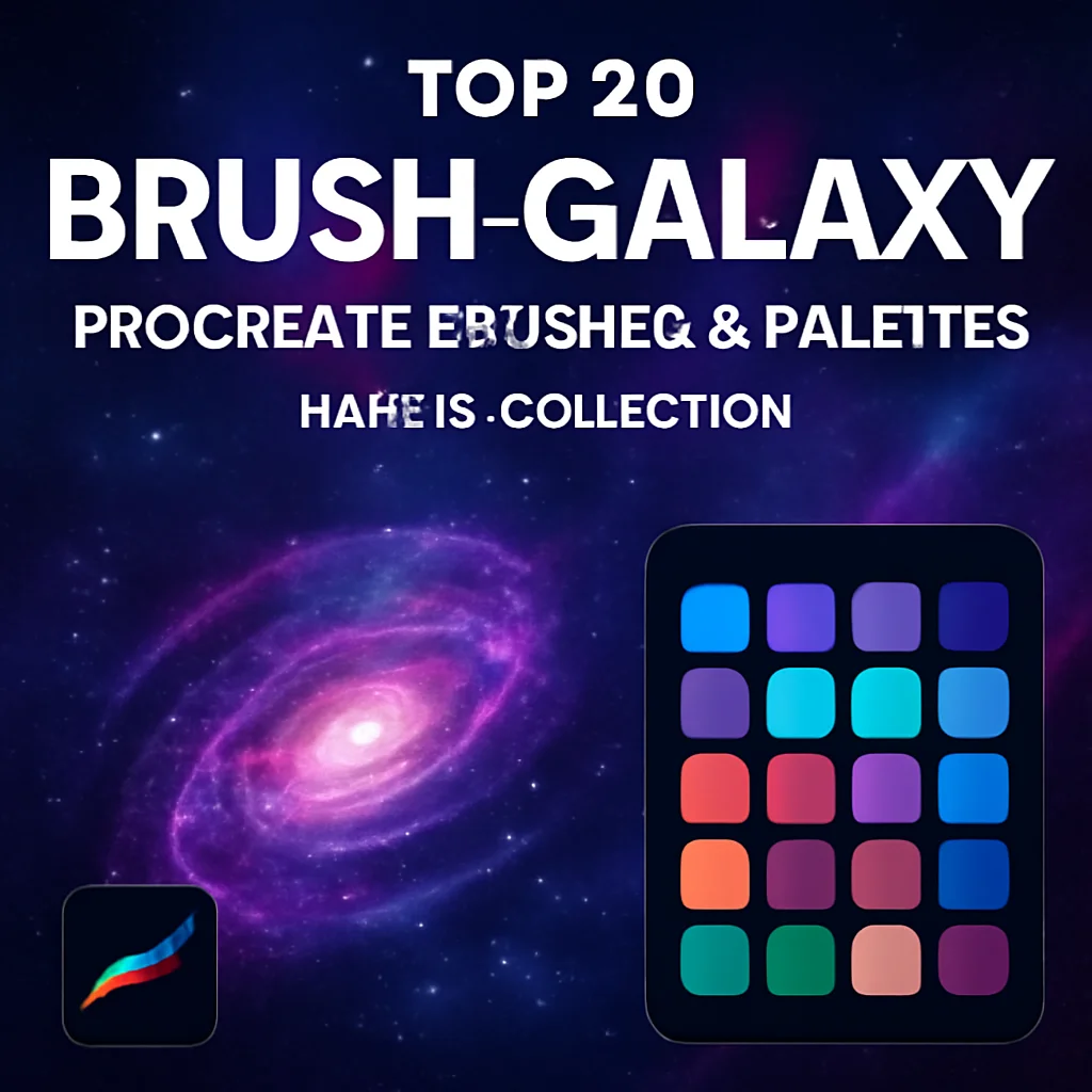 Top 20 Brush-Galaxy Procreate Brushes & Palettes (Part 21 Collection)