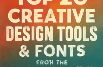 top 20 creative design tools fonts from the brushespack col 841
