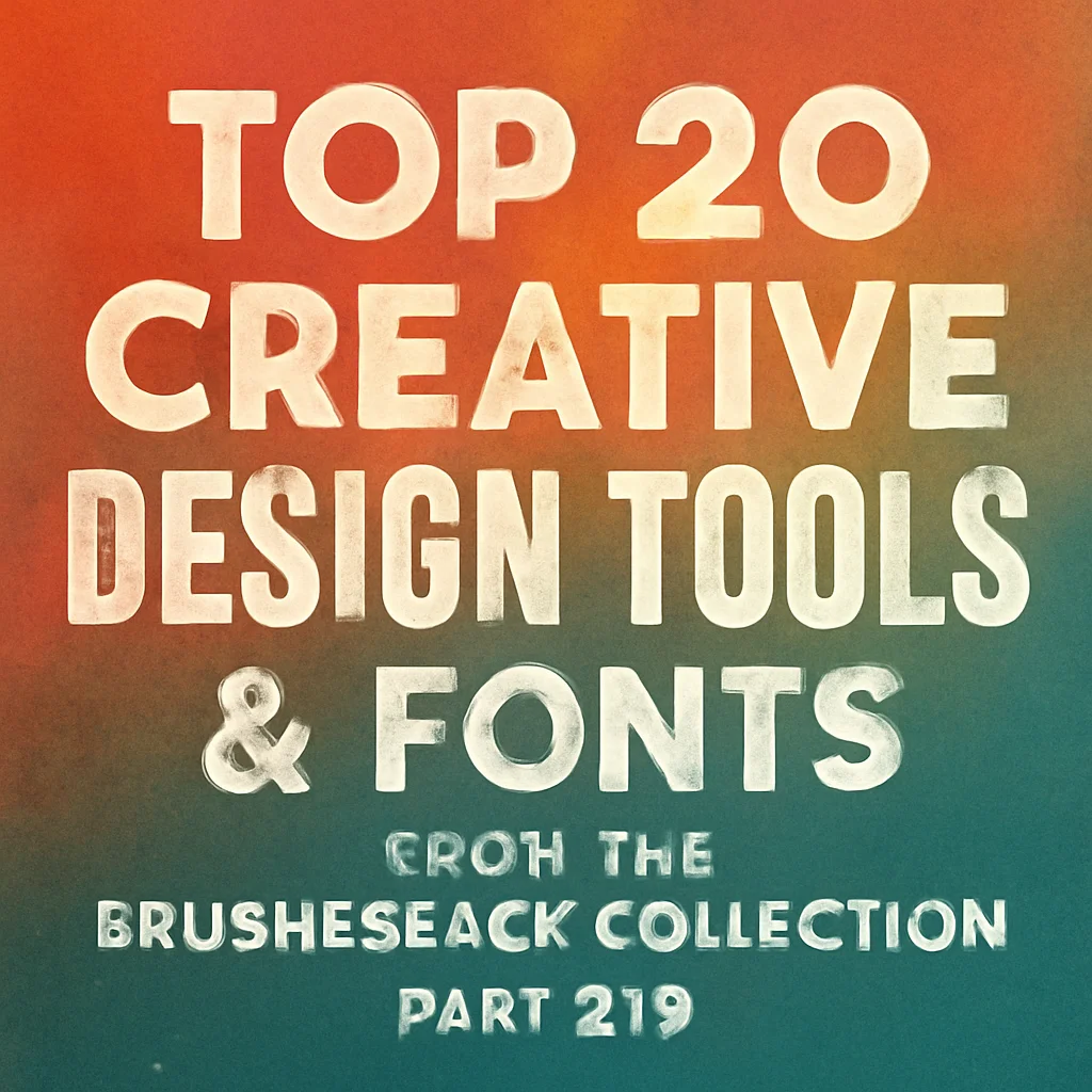 20 Must-Have Design Tools & Brushespack Collection Part 317 🎨