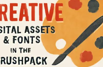 top 20 creative digital assets fonts in the brushespack col 623