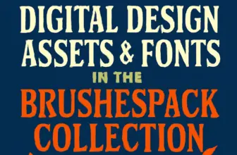 top 20 digital design assets fonts in the brushespack colle 671