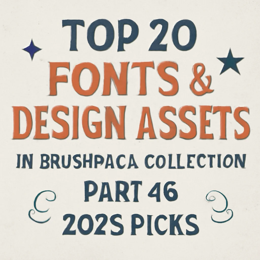 top 20 fonts design assets in brushespack collection part 4 572