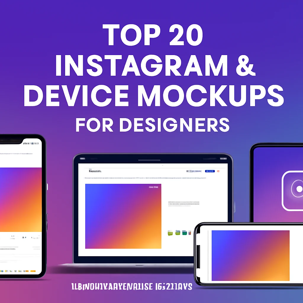 20 Must-Have Mockups & Graphics for Stunning Branding & Design Projects (Part 218)