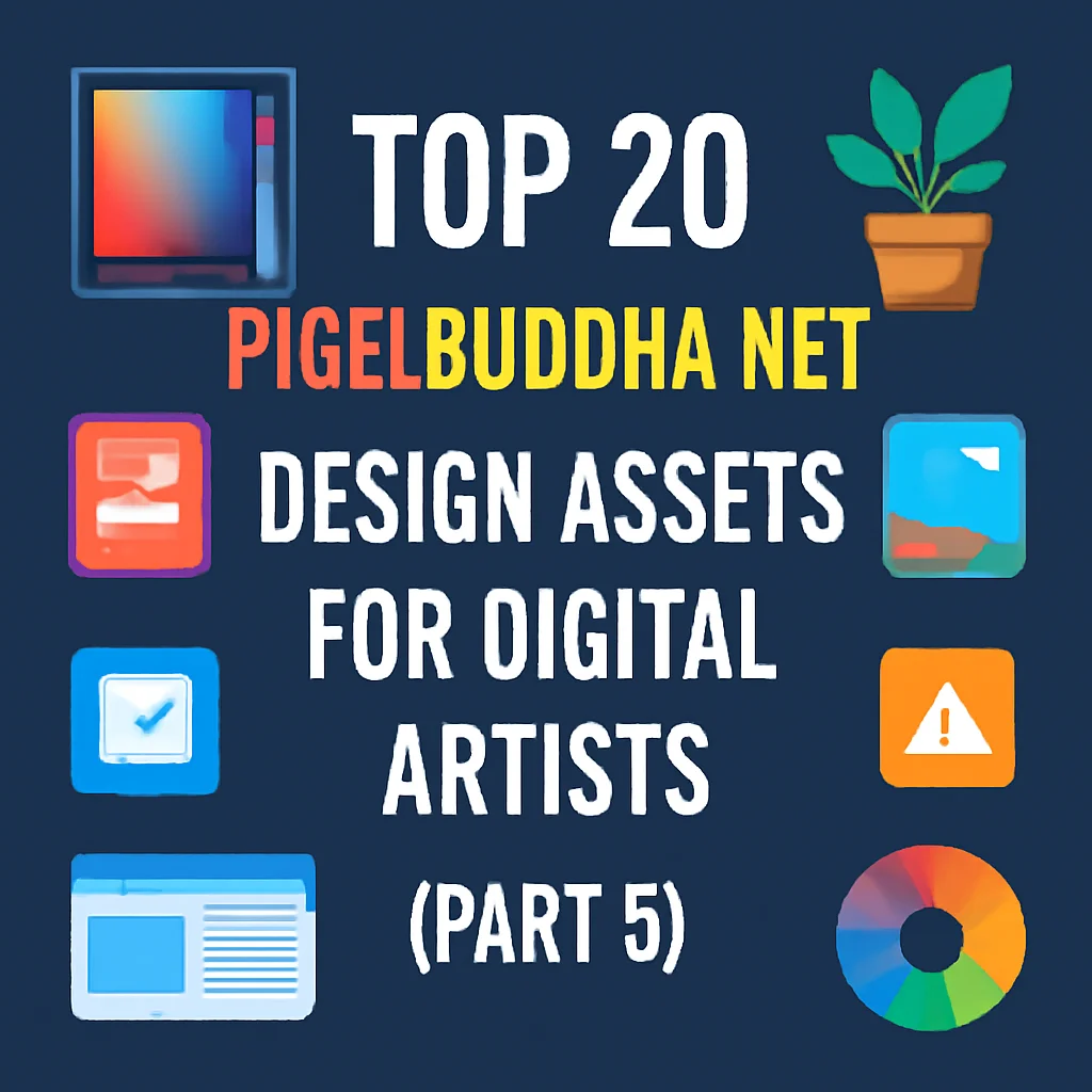 Top 20 Pixelbuddha.net Design Assets for Digital Artists (Part 3)