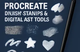 top 20 procreate brush stamps digital art tools by nanodog 1290