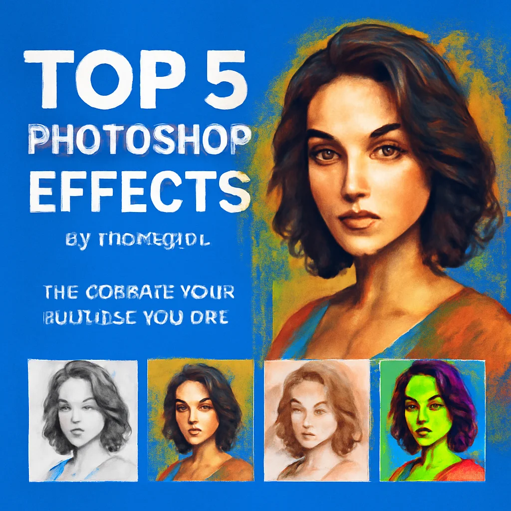 Top 5 Photoshop Effects by shuvojit11: Transform Your Photos into Art 🎨