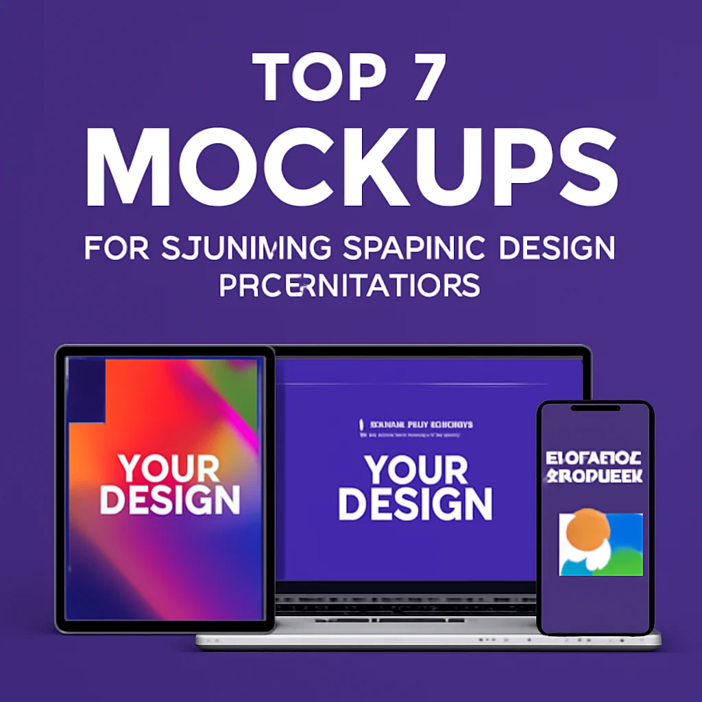 Top 7 pmvchamara Mockups for Stunning Graphic Design Presentations