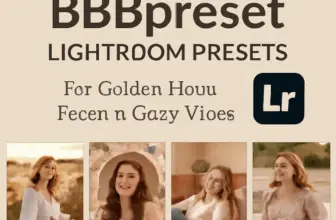 top 8 bbbpreset lightroom presets for golden hour pastel co 49