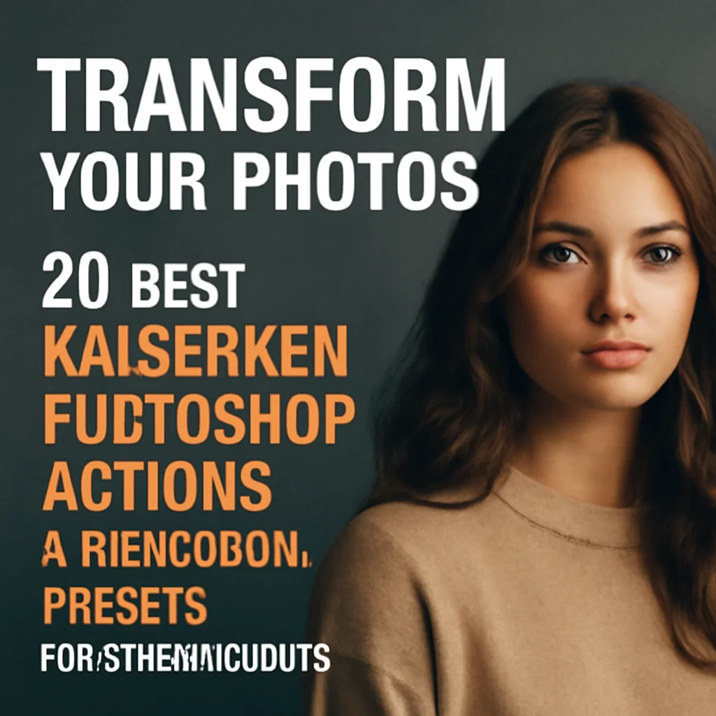 Transform Your Photos: 20 Best kaiserken Photoshop Actions & Lightroom Presets for Stunning Edits