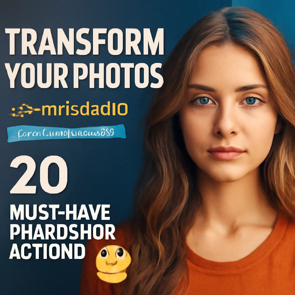Transform Your Photos with mristudio Collection Part 7: 20 Must-Have Photoshop Actions 🎨✨