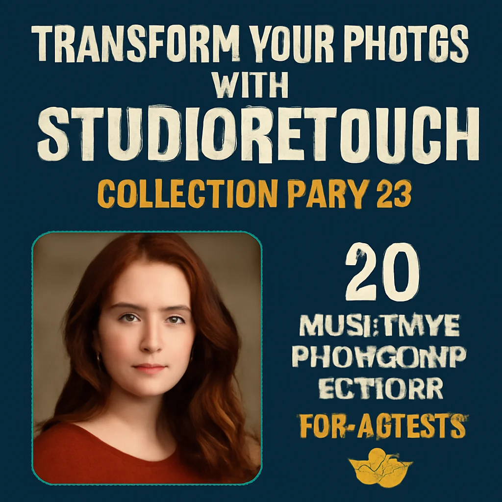 Transform Your Photos with studioretouch Collection Part 23: 20 Must-Have Photoshop Actions for Artists 🎨✨