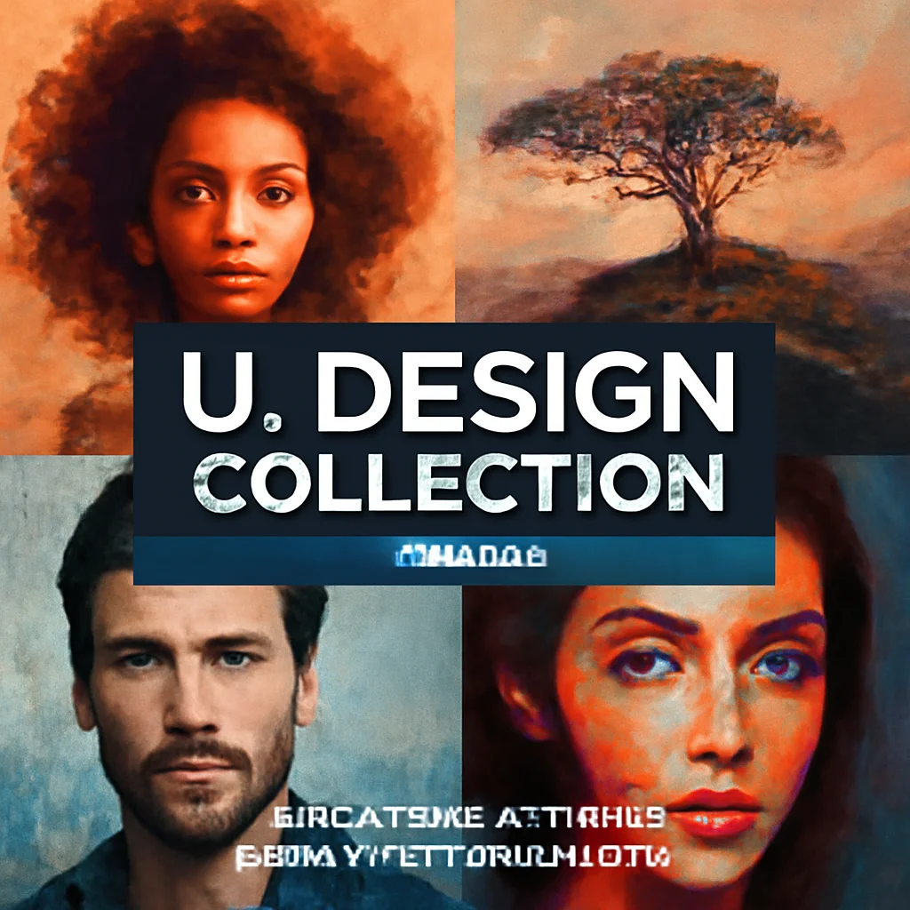 U_Design Collection Part 1: 20 Photoshop Actions & Effects for Digital Artists