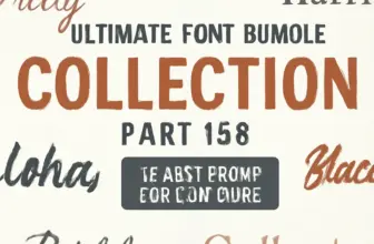 ultimate font bundle collection part 156 20 best packs for 682