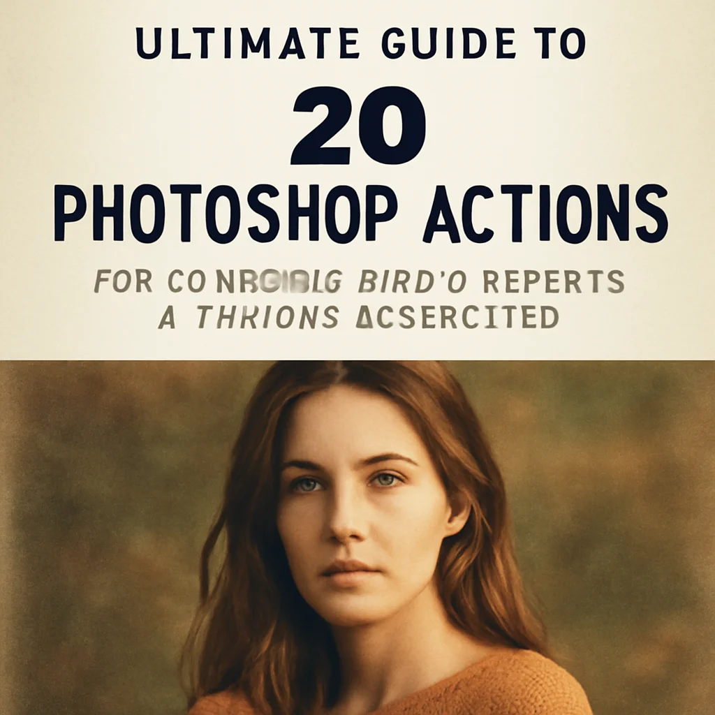 终极指南：20款Photoshop操作，打造惊艳照片效果与复古美学