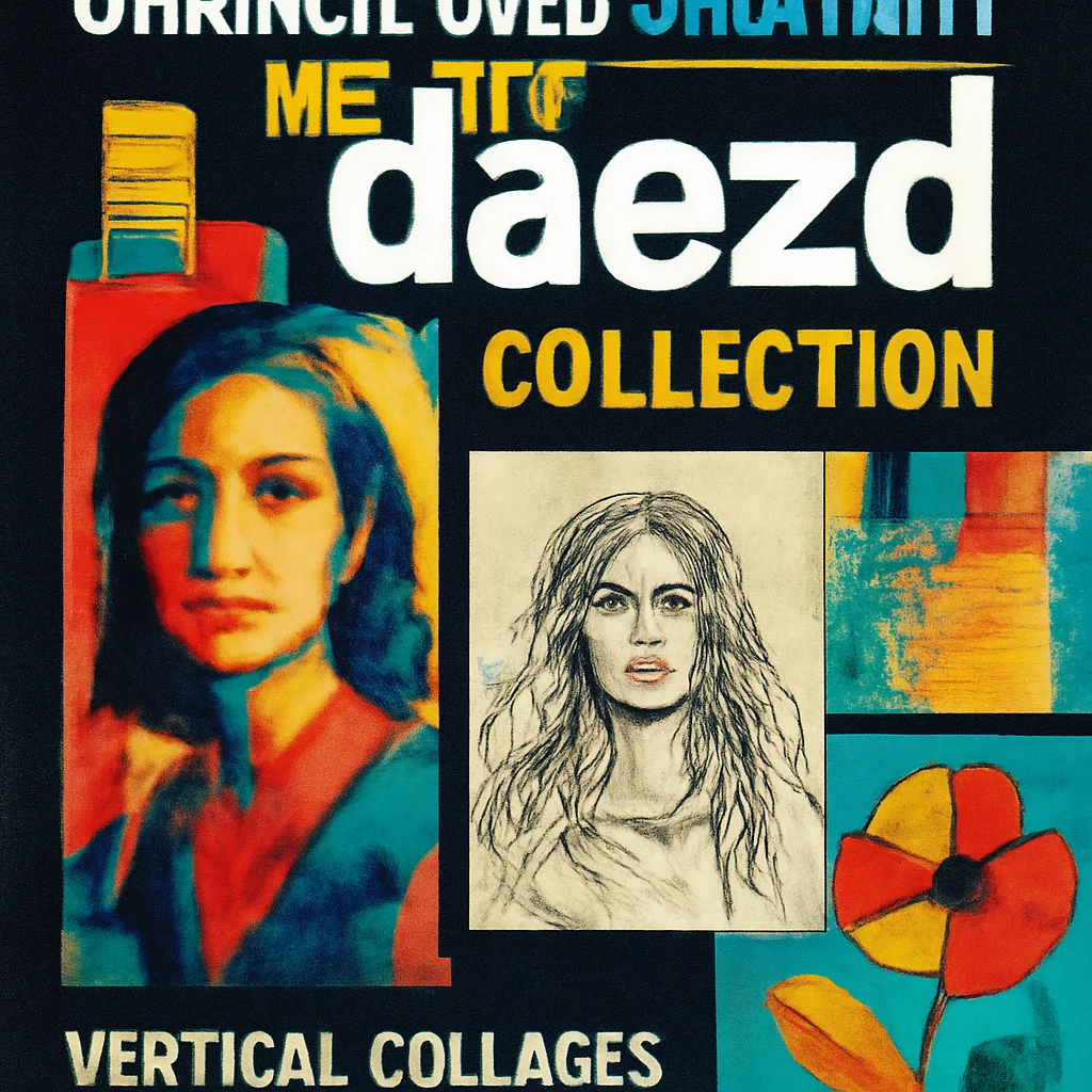 Unleash Bold Creativity with the darezd Collection: Vertical Collages, Sketch Actions & More! 🎨