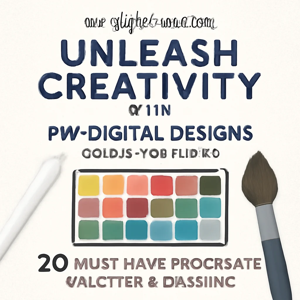 Unleash Creativity with pw-digital-designs Collection Part 6: 20 Must-Have Procreate Palettes & Brushes