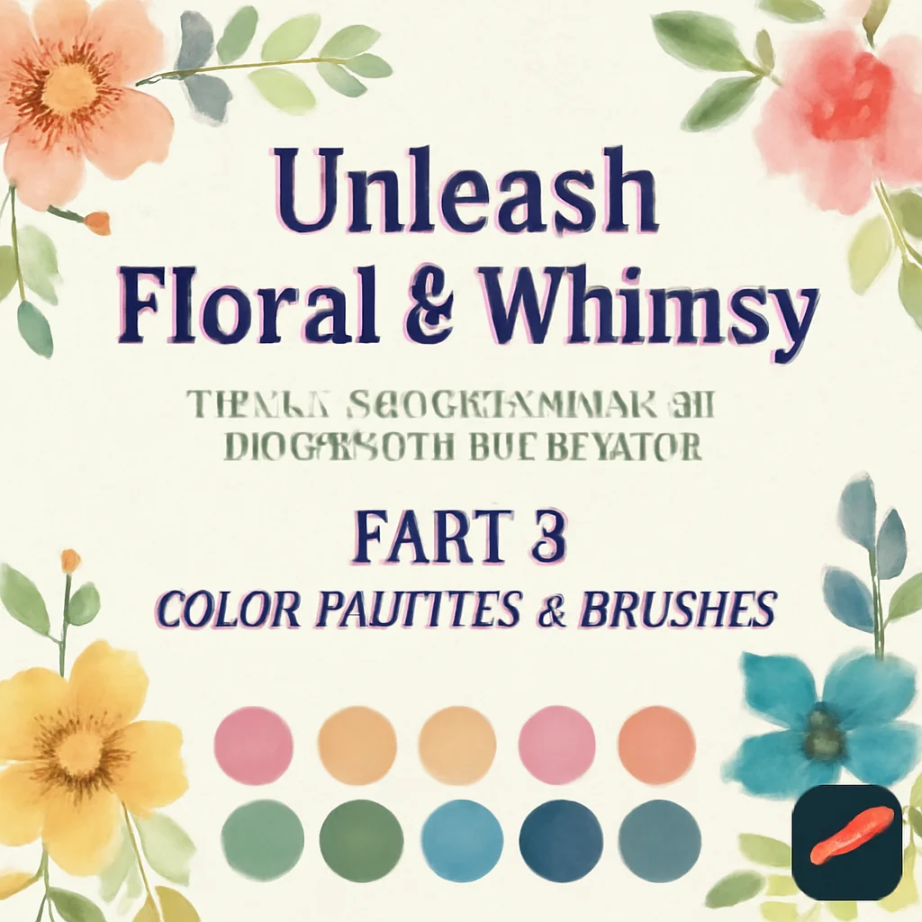 unleash floral whimsy the ultimate tanvara544 procreate col 1584