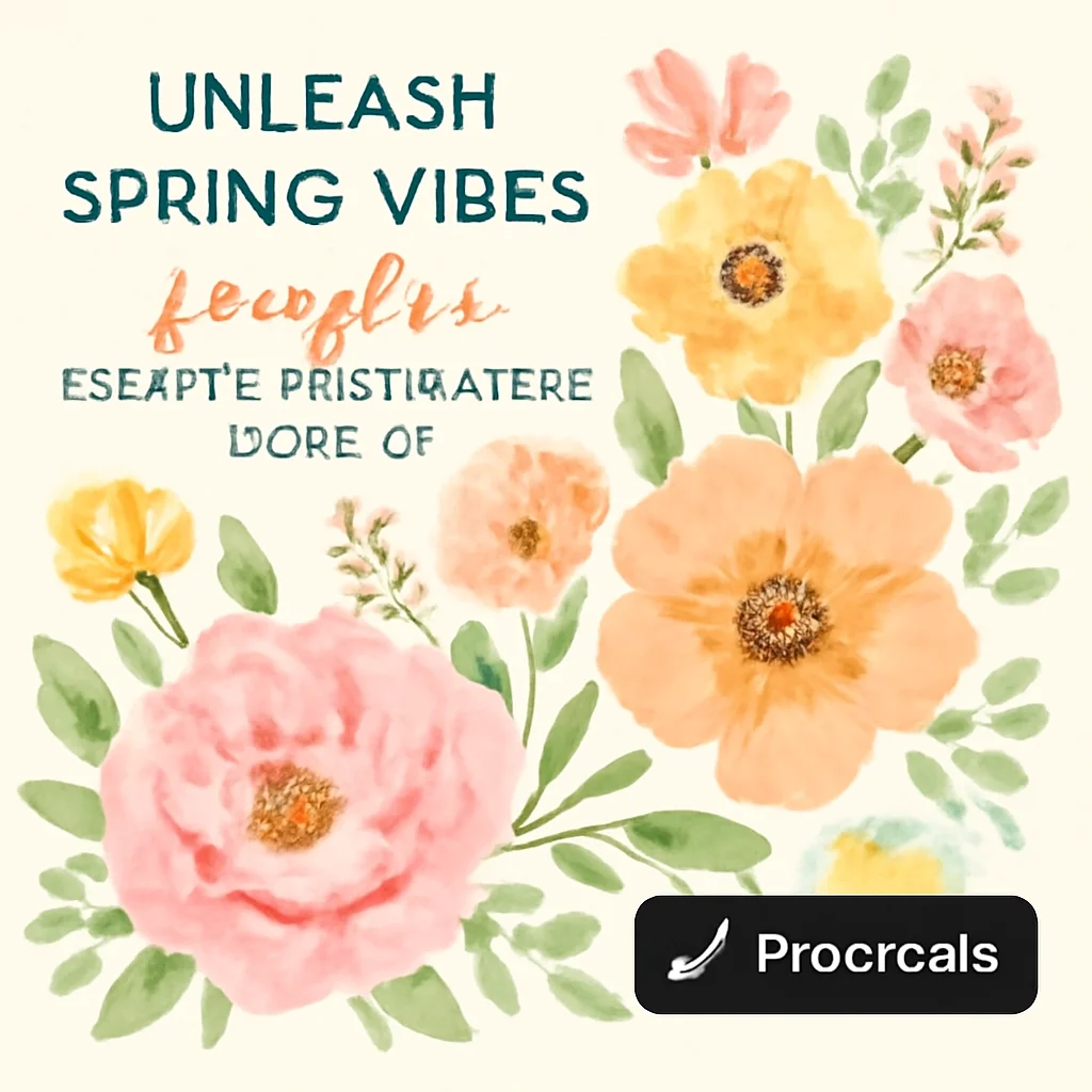Unleash Spring Vibes: jennythip Beauty Flower Palettes Part 18 for Procreate
