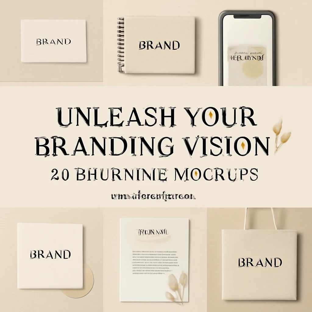 Unleash Your Branding Vision: 20 Stunning Mockups from markadesignco 🎨✨