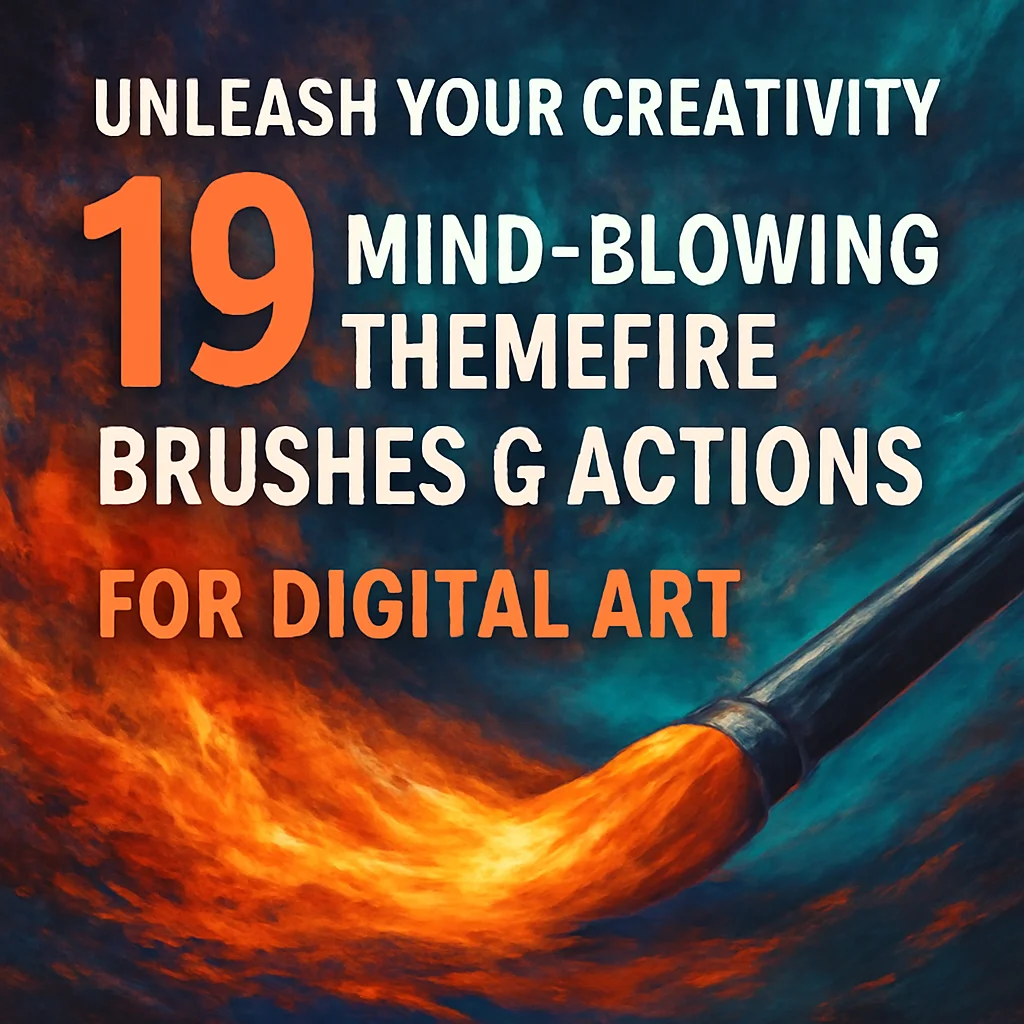 Unleash Your Creativity: 19 Mind-Blowing themefire Brushes & Actions for Digital Art ✨🎨