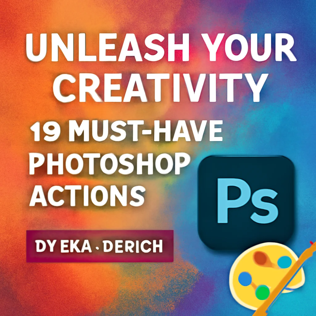 5 Must-Have Photoshop Actions & Bundles by elitegraphic for Stunning Art 🎨✨