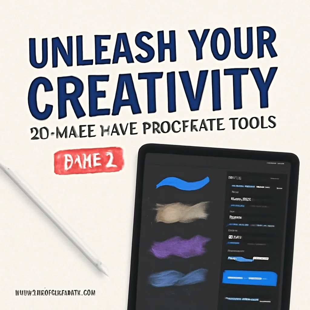 Unleash Your Creativity: 20 Must-Have Procreate Tools from MiniTrezoDesign (Part 4)