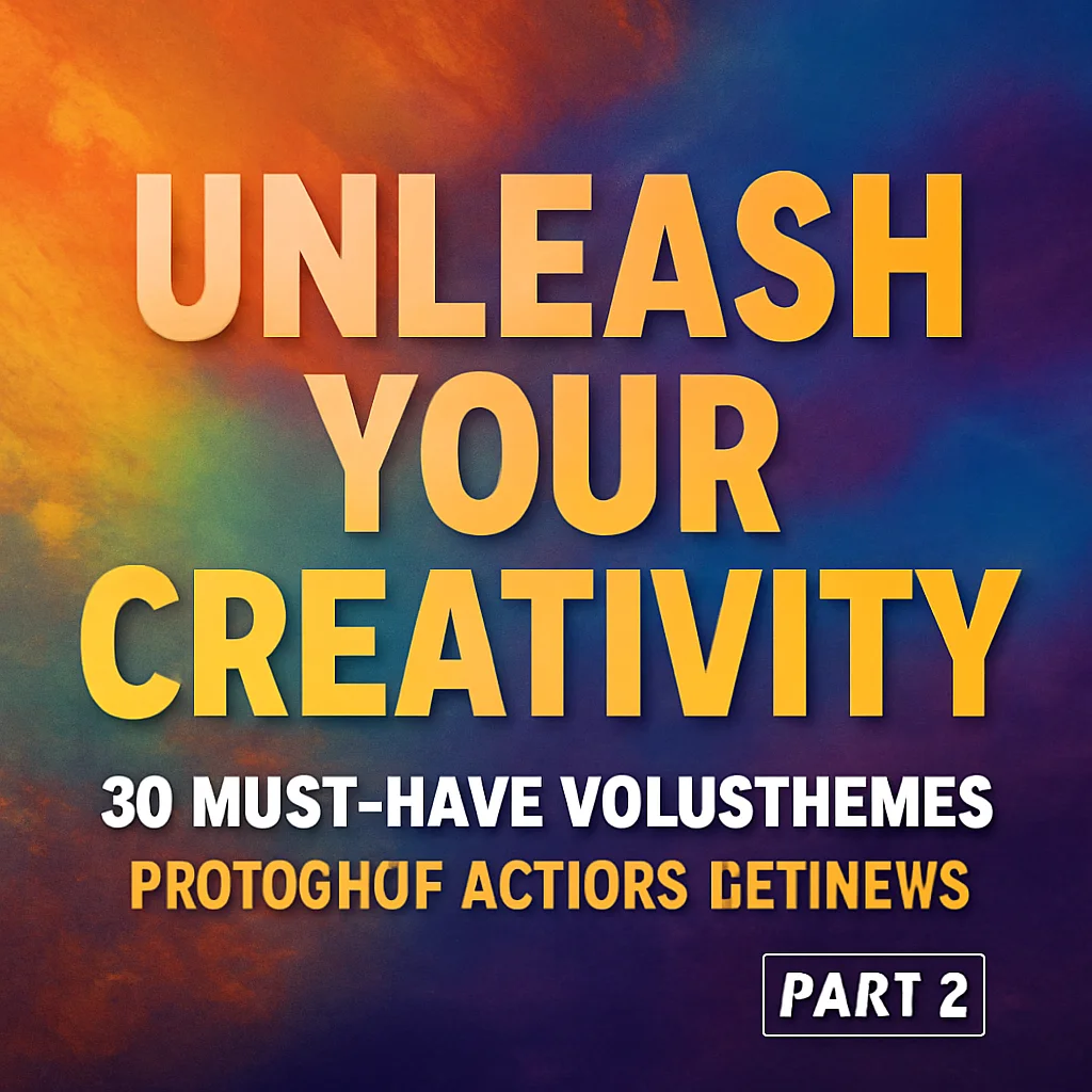 Unleash Your Creativity: 20 Must-Have volusthemes Photoshop Actions & Effects (Part 2)