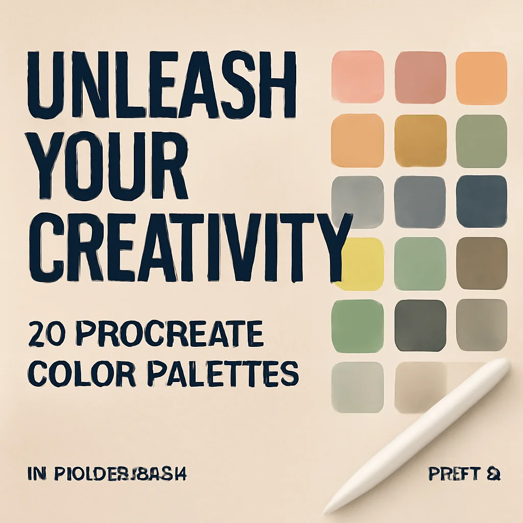 Unleash Your Creativity: 20 Procreate Color Palettes by poddesign24 (Part 2)