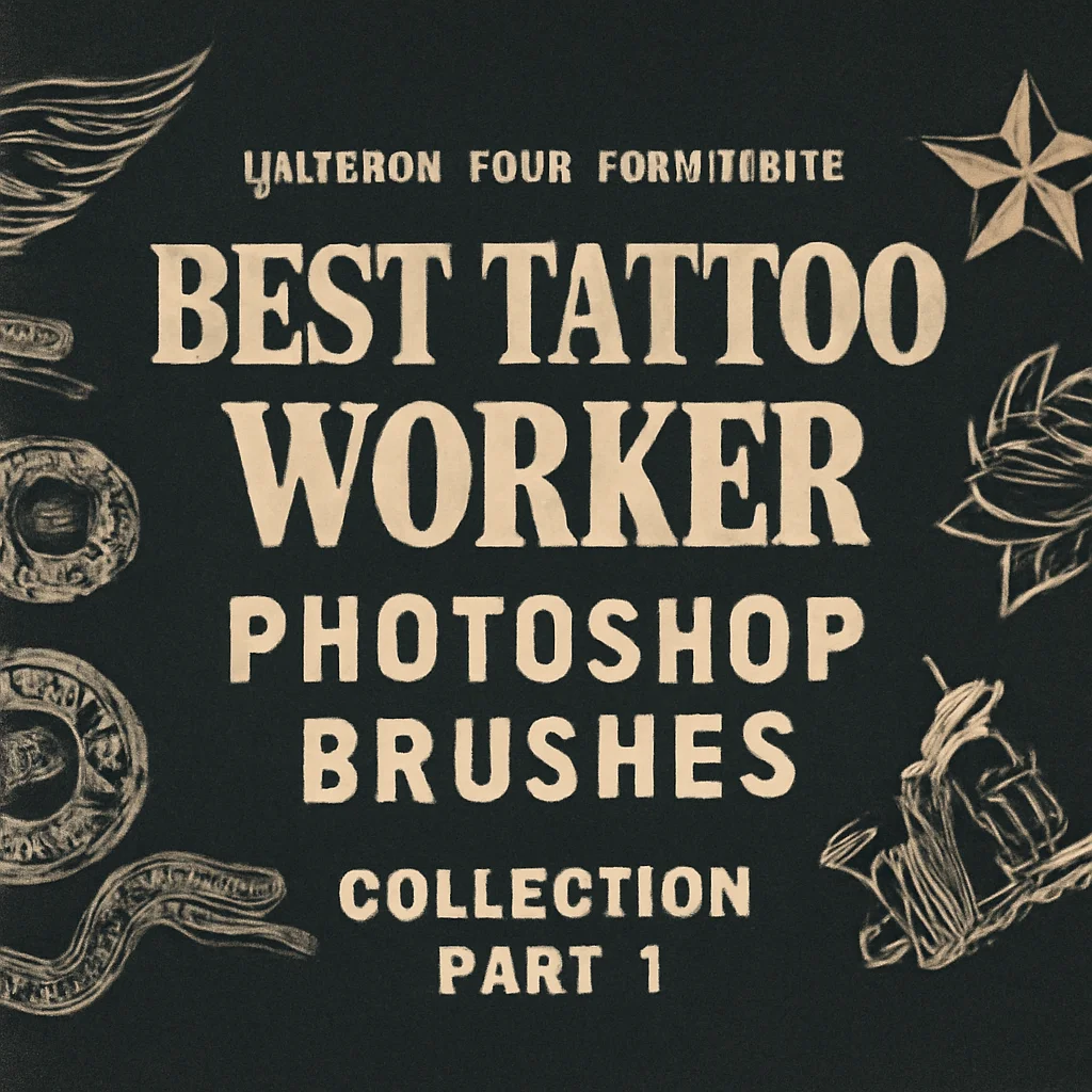 Unleash Your Creativity: Best tattooworker Photoshop Brushes Collection Part 1
