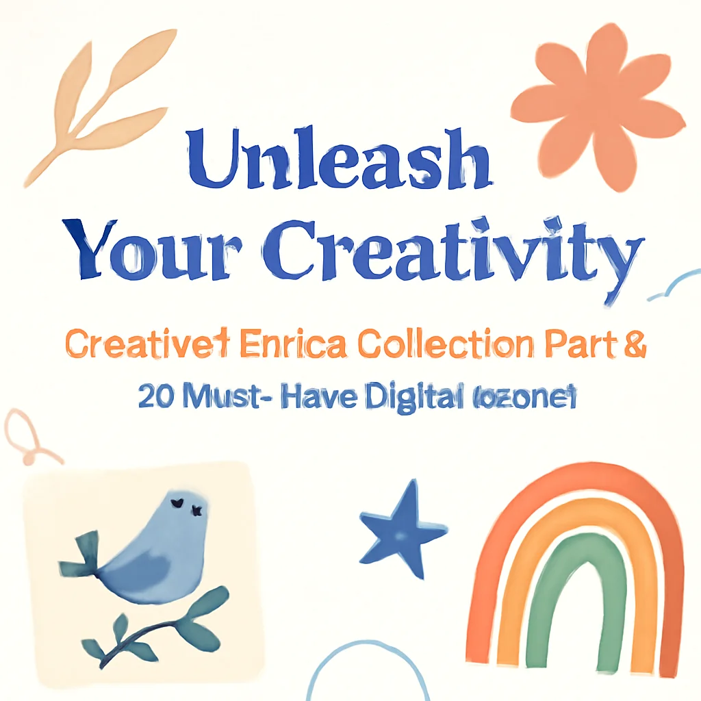 Unleash Your Creativity: CreativeFabrica Collection Part 6 – 20 Must-Have Digital Assets