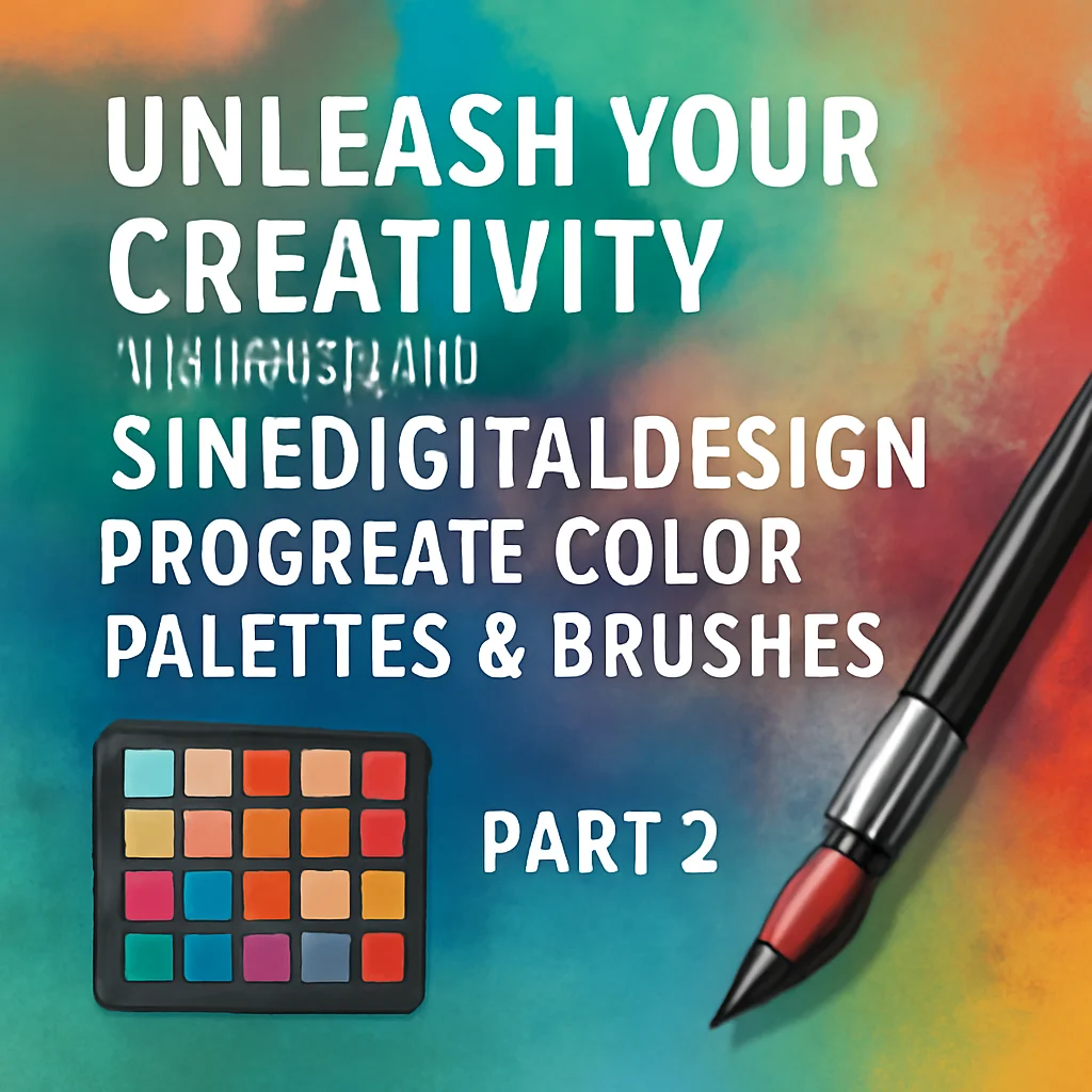 Unleash Your Creativity: The Ultimate SineDigitalDesign Procreate Color Palettes & Brushes (Part 2) 🎨