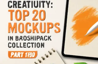 unleash your creativity top 20 mockups in brushespack collec 725