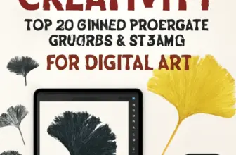 unleash your creativity top 20 ginkean procreate brushes st 1052