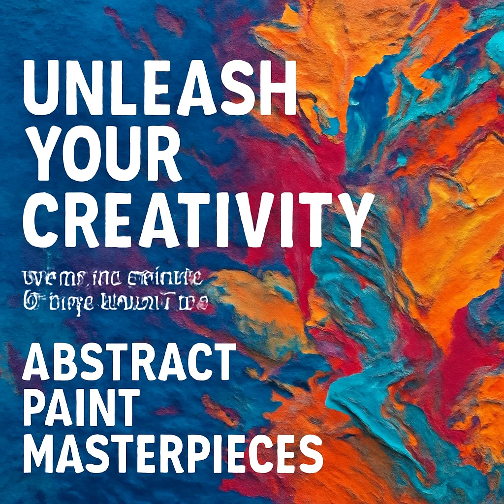 Unleash Your Creativity: chromasupply Collection Part 2 – Abstract Paint Masterpieces