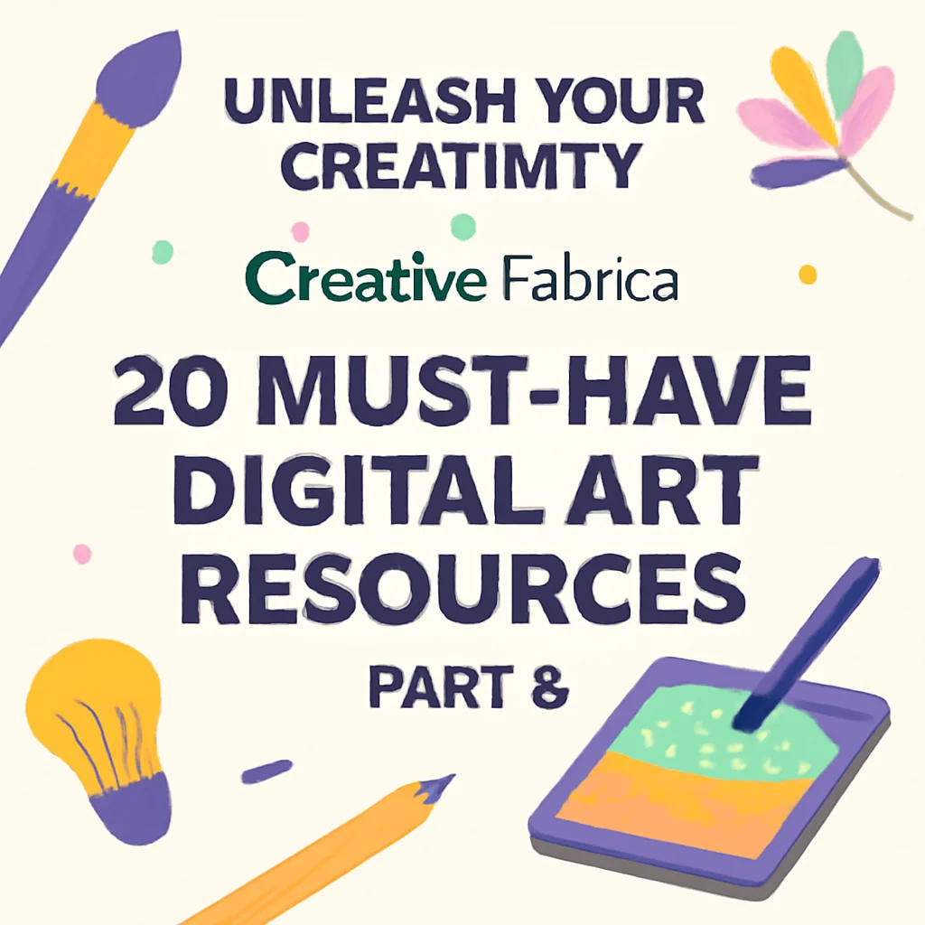 Unleash Your Creativity with creativefabrica: 20 Must-Have Digital Art Resources Part 5