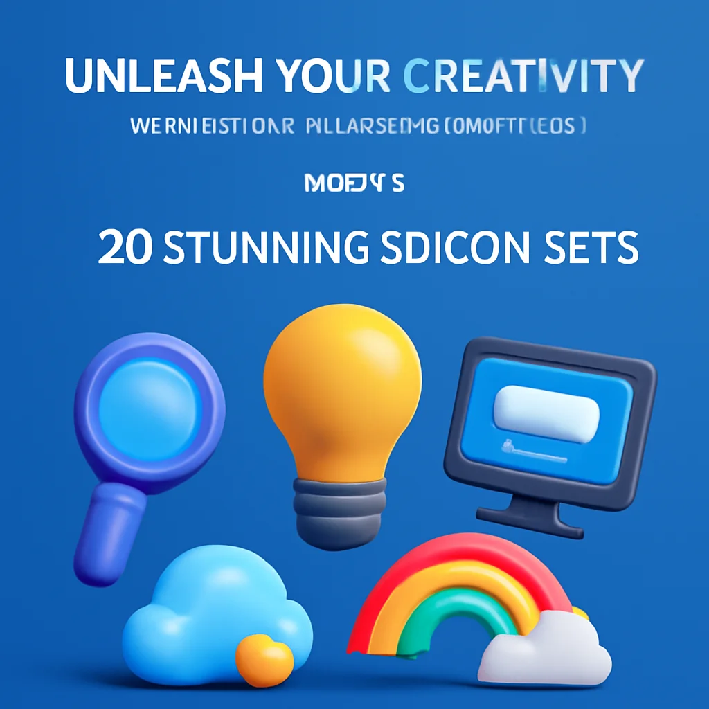 Unleash Your Creativity with the EklipStudio Collection Part 1: 20 Stunning 3D Icon Sets