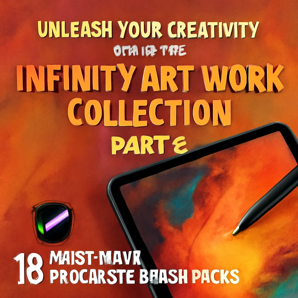 Unleash Your Creativity with the Infinity Art Works Collection Part 3 – 18 Must-Have Procreate Brush Packs 🎨✨