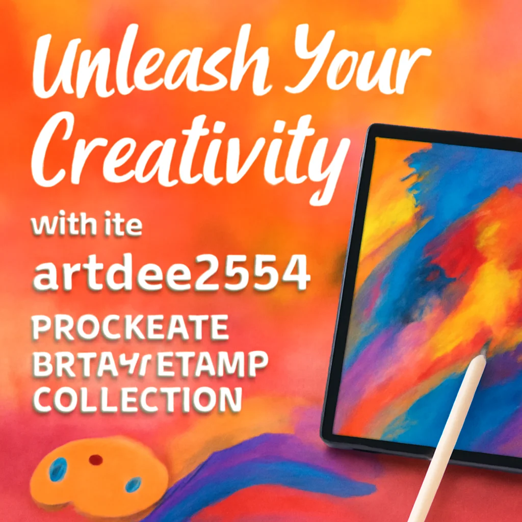 Unleash Your Creativity with the artdee2554 Procreate Brush Stamp Collection 🎨