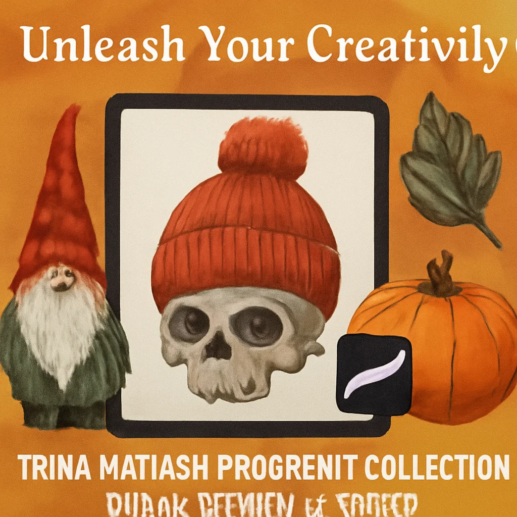 Unleash Your Creativity with the irina.matiash Procreate Collection: Knits, Skulls, & More! 🎨✨