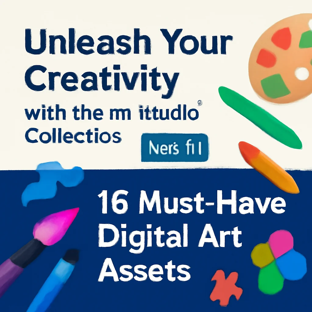 Unleash Your Creativity with the mristudio Collection Part 13: 16 Must-Have Digital Art Assets