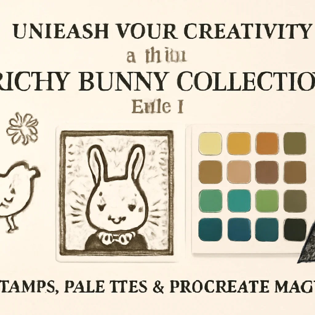 Unleash Your Creativity with the richy-bunny Collection Part 1: Stamps, Palettes & Procreate Magic