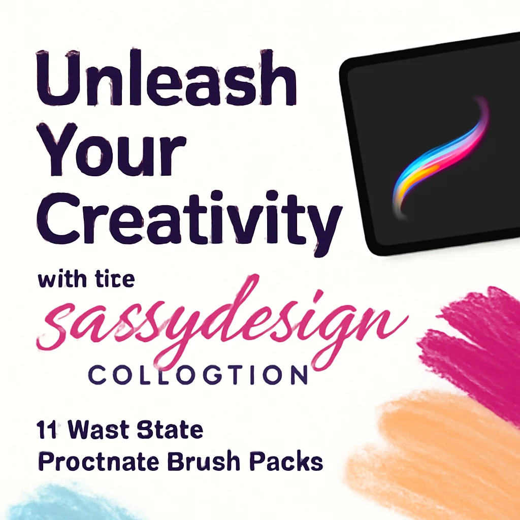 Unleash Your Creativity with the sassydesign Collection: 11 Must-Have Procreate Brush Packs 1 unleash your creativity with the sassydesign collection 11 m 1456