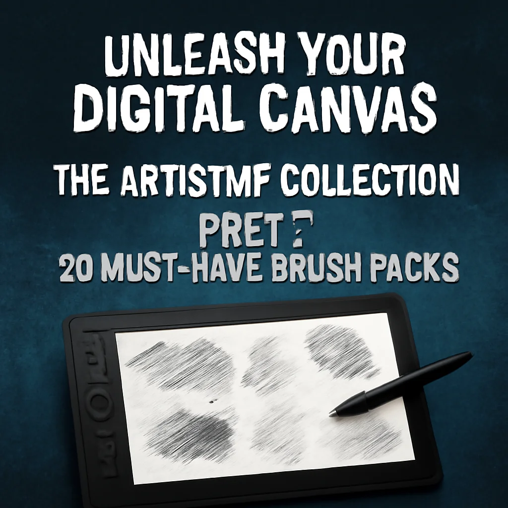 Unleash Your Digital Canvas: The ARTISTMF Collection Part 1 (20 Must-Have Brush Packs)